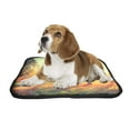 thumbnail image 2 of PKQWTM Autumn Park Scene Fall Trees and Leaves Pet Dog Cat Bed Pee Pads Mat Cushion Potty Dogsblankets Crate Bed Kennel 36x48 inch, 2 of 3