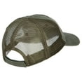 thumbnail image 4 of Starfish Embroidered Washed Trucker Cap - Olive Olive OSFM, 4 of 5