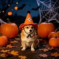 thumbnail image 3 of Gqtwoy Adjustable Pet Halloween Hat, Soft Comfortable Festive Accessories, Elastic Size for Party Cosplay, Pet Photography Props, Pet Costume for Holidays, 3 of 6