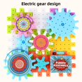 thumbnail image 3 of Gear Building Toy Set STEM Educational Construction Toys DIY Motorized Spinning Gears for Toddlers Boys Girls, 125 Pcs, 3 of 8