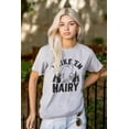 thumbnail image 3 of Like 'Em Hairy Bigfoot Legend Hoax Women's Plus Size Graphic Tee Brisco Brands 2X, 3 of 5