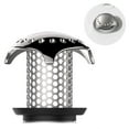 thumbnail image 2 of Revolutionary Bath Tub Drain Protector Hair Catcher/Strainer/Snare Stainless Steel, 2 of 9