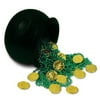 St Patrick's Day Pot-O-Gold "Black" Cauldron, Great For Harry Potter Theme Parties 50/pc Set Pkg/3
