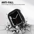 thumbnail image 4 of CNAGAIN Funda Resistente Para Apple watch case 44mm 40mm 45mm 41mm 8 se 6 5 3 iWatch Accessorie TPU Protector De Pantalla serie 7, 4 of 4