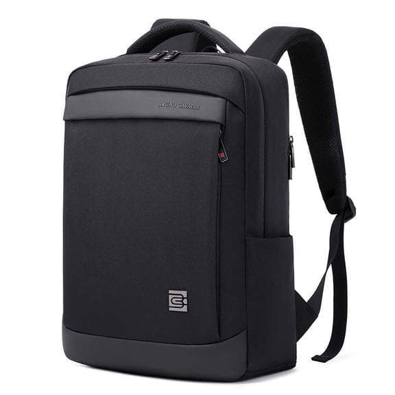 Simple Stylish Business Backpack, 15.6 Inch Laptop Backpack for Men Women, Water Resistant Lightweight Commuter Backpack, Anti-Theft Travel Backpack with Multi-Functional Pockets, Black