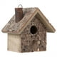 thumbnail image 4 of Casa para pájaros, tipo colgante a prueba de humedad, casa para pájaros de madera, suministros para pájaros, construcción robusta, 4 of 9