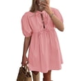 thumbnail image 1 of Vestido PRETTYGARDEN para mujer, casual, estilo A, de verano, con bolsillos, 1 of 8