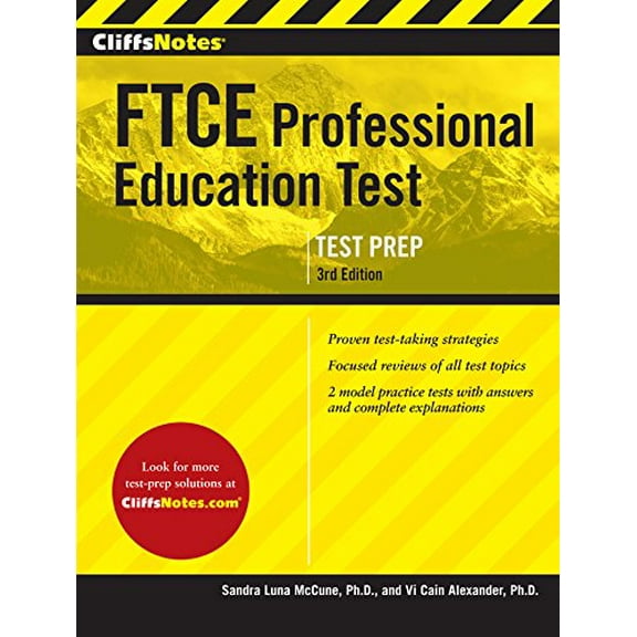 Pre-Owned Cliffsnotes FTCE Professional Education Test, 3rd Edition (Paperback) 0544230582 9780544230583