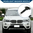 thumbnail image 2 of Unique Bargains Front Driver Side Headlight Washer Nozzle for Honda Civic 2005 2006 2007 2008 2009 2010 2011 1pc, 2 of 6
