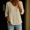thumbnail image 2 of Pohista Women Tops Dressy Casual Women's T-Shirts Plus Size Dressy Blouses for Women Plus Size Women's Short Sleeve Tops my recent orders, 2 of 6