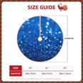 thumbnail image 2 of Sikiie A Blue Glitter Christmas Tree Skirt, Christmas Tree Decorations, Christmas Decor, Tree Mat Decoration(30-48IN)-36", 2 of 6