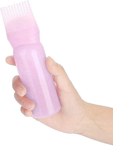 120ML Hair Dye Bottle Applicator with Graduated Brush Root Comb Applicator Bottle Comb Die Hair Color 1 piece Pink Attractive Processed YH