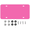 Multicolor 3, variant on ADECORIVY Hot Pink License Plate, Aluminum Decorative Novelty Vanity Tag with 4 Holes, Front Plate for Men Women Car Tag Accessories, 6 x 12 inch