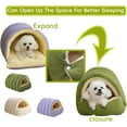 thumbnail image 5 of Winter Cat Cave Bed,Removable and Washable Winter Closed-Off Cat Bed,2026 New Cute House Pet Nest Warm Soft Cat Tent Non-Slip Bottom for Cold Weather, 5 of 7
