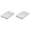 A 2PCS, variant on YWIYIUD 1PCS Kitchen Silverware Tray Kitchen Tool,Silverware Drawer Organizer,Storage Box for Flatware Silverware Stationery Kitchen Drawer Bathroom 12 x10 inch