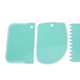 thumbnail image 3 of Advancent 3 unids/set de herramientas de decoración de pasteles de plástico rascadores rebanadores panadería más hogar tienda Herramientas y accesorios para hornear Verde, 3 of 5