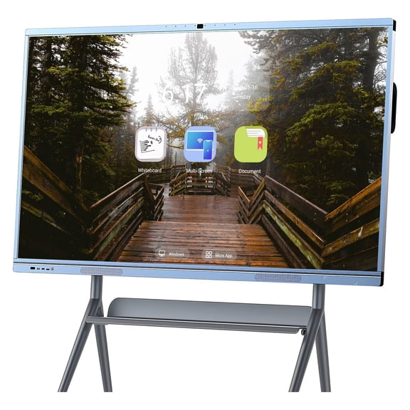 OH Smart Board 65'' Electronic Whiteboard Reverse Control IR Touch Rotatable 4K Monitor Wireless 5G/WiFi Connectivity for Digital Signage, School & Conferences(Board Only)