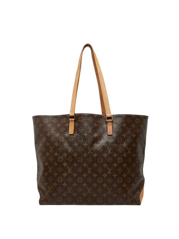 Pre-Owned Louis Vuitton Monogram Cabas Alto Tote Bag Shoulder M51152 Brown Leather Women's...
