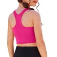 thumbnail image 4 of KyCheLot Girls Crew Neck Tank Tops Backless Solid Color Sleeveless Short Clothes Fitted Racerback Tank Tops, 4 of 7