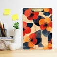 thumbnail image 2 of FORMRS Acrylic Clipboard with Low Profile Clip Standard A4 Letter Size, 12.5" x 9", Flowers Pattern, 2 of 8