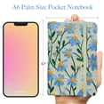 thumbnail image 6 of ipoul Pocket Notebook, Small Sketchbook, A6 Journal, 4x6, Daisy Gifts for Women, Hardcover, Lay Flat, Blue, 6 of 9