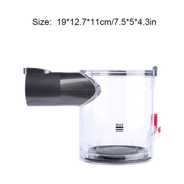 VONKY Transparent Color Durable Construction Port Dust Bucket Compatible With DC58 DC61 Premium As Shown 1Set