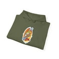thumbnail image 3 of Bomber Flame Boy World Industries 2000s Skateboard Vintage Classic Hoodie Print - L / Military Green, 3 of 5