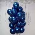 thumbnail image 2 of 20 globos de látex azules luminosos de 5/10/12 pulgadas, globos de aire de helio azul oscuro, decoración para cumpleaños, bodas, fiestas, suministros con globos, 2 of 5