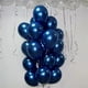 thumbnail image 2 of 20 globos de látex azules luminosos de 5/10/12 pulgadas, globos de aire de helio azul oscuro, decoración para cumpleaños, bodas, fiestas, suministros con globos, 2 of 5