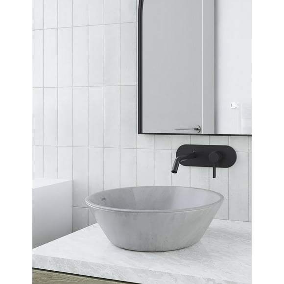 Lavabo Amaru Banté DE Concreto Color Gris