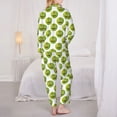 thumbnail image 6 of Wukai Happy Fruit Print Women's Pajama Set - Soft Long Sleeve Sleepwear for Comfort and Style-XX-Large, 6 of 9