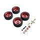 thumbnail image 5 of Ruedas y neumáticos RC, repuesto de actualización de cubo hexagonal de 12 mm, tuerca de rueda M3, neumáticos RC para 144001 1/14 1:10 1/12 144010 Rojo, 5 of 8