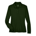 thumbnail image 4 of CORE365 78192 Women's Pinnacle Performance Long Sleeve Piqué Polo-Forest-2XL, 4 of 5