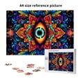 thumbnail image 6 of Naloa Vibrant Psychedelic Eye Custom Puzzles Personalized Puzzle 1000 Pieces from Photo Custom Jigsaw Puzzle for Wedding, Graduation, (29.5×19.7in, Vertical), 6 of 9