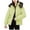 Yellow, variant on Hvyesh Womens Winter Puffer Jacket Warm Quilted Hooded Jackets Comfy Stand Collar Zip Up Padded Coat Thermal Outdoor Coat with Pockets