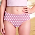 thumbnail image 2 of OSOLU Girls Swimsuit Briefs Bottom Polka Dot Summer Swimwear Stretchy Soft Kids Girl Bathing Suit 2-8Y Stylish Beachwear, 2 of 4