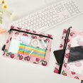 thumbnail image 2 of FORMRS 2 Pack Pencil Pouch for 3 Ring Binder with Clear Window Zipper Case, Cherries Pattern, 2 of 6