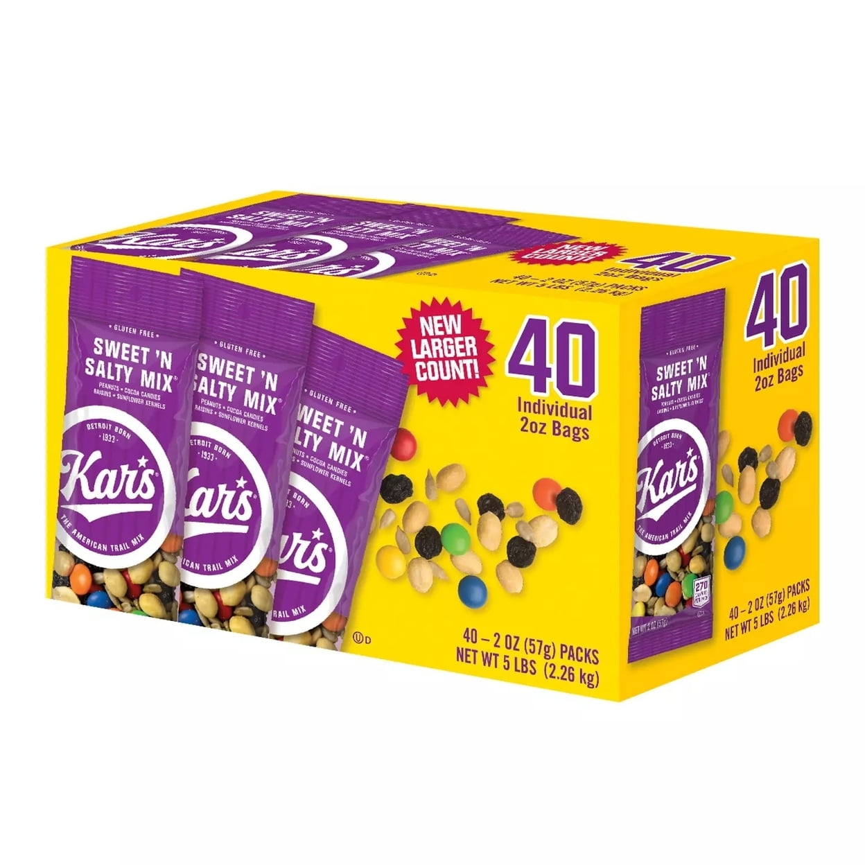 Kars Sweet n Salty Mix (2 Ounce 40 Count)