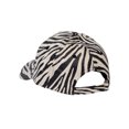 thumbnail image 3 of Top Headwear Zebra Print Baseball Cap - Black/White, 3 of 4