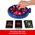 thumbnail image 5 of UNO Spin Adults Only Card Game for Adult Game Nights & Parties with Spin Wheel & Challenges, 5 of 8