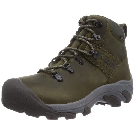 KEEN Men's Pyrenees Mid Height Waterproof Leather Hiking Boot, Dark ...