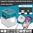 thumbnail image 2 of for Power Wheels Battery Adapter Compatible with Makita 18V Battery, 18V to 12V Step Down Power Converter with USB & Type C, XT60 Ports for RC Car, DIY Projects (1 Pack), 2 of 7