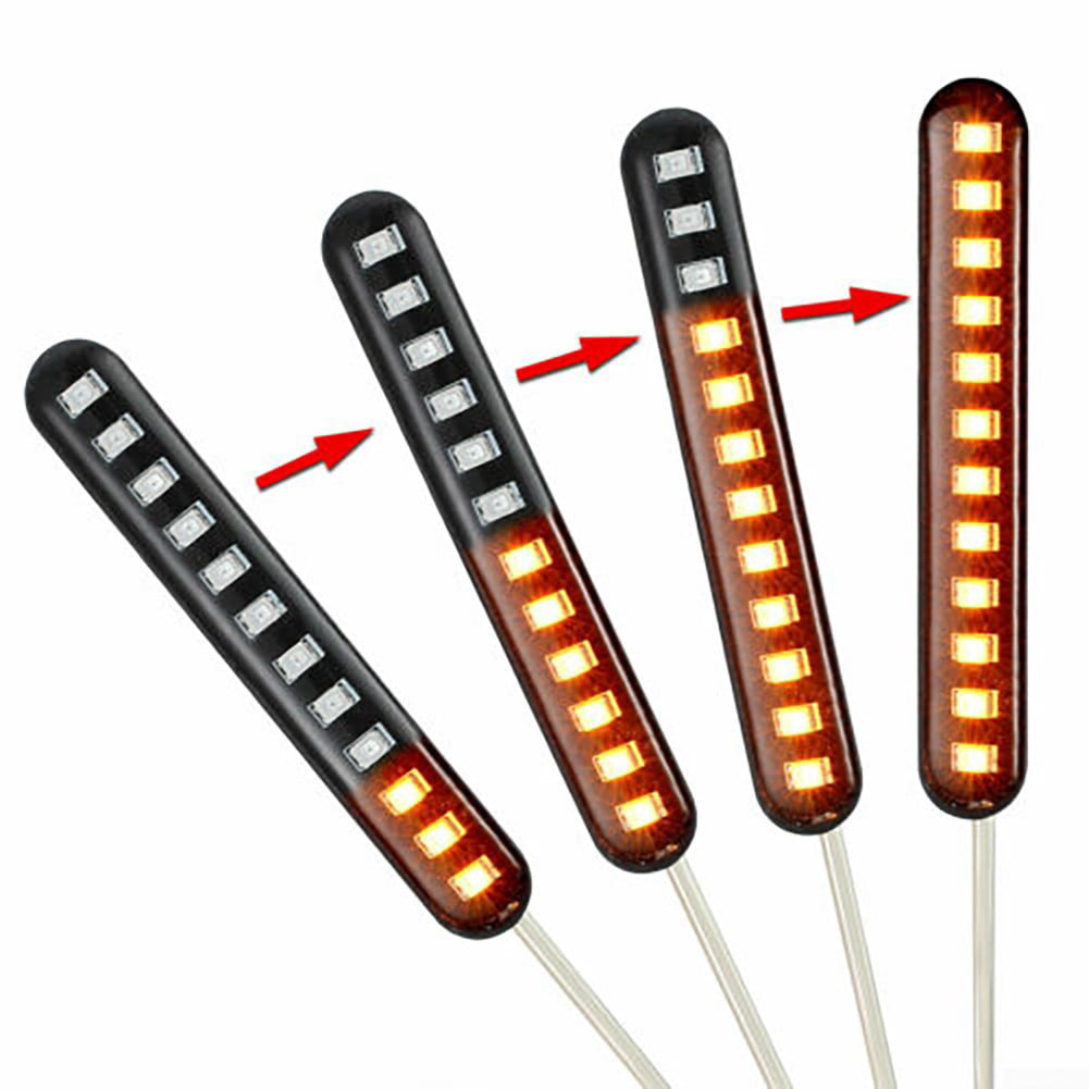 Motorcycle Switchback Sequential Flowing Tail Brake Turn Signal Strip Lights py