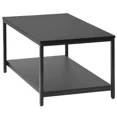 thumbnail image 6 of ZENSTYLE Wood Coffee Table Side End Table with W/2 Tier Storage Shelf for Living Room Black, 6 of 9