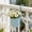 Blue, variant on Hanging Pot,Railing Fence Balcony Garden Decor Plant Hangers,Metal Iron Wall Flower Pot,for Outdoor Detachable Hooks Drainage Holes Use