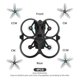 thumbnail image 1 of Piezas De Control Remoto Ventiladores de ala de plástico de bajo ruido con accesorios de cuchilla de 4 piezas con kits de caja de almacenamiento para DJI Avata Likrtyny libre de BPA, 1 of 9