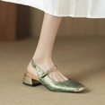 thumbnail image 5 of longantii Womens Mary Jane Shoes Slip on Dressy Ballet Shoes for Women New Comfy Non-Slip Flats for Office Casual Work Green, 5 of 7