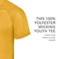 thumbnail image 2 of Augusta sportswear Boy's Attain Wicking Two Button Baseball Jersey, 2 of 7
