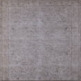 thumbnail image 1 of Ahgly Company Machine Washable Indoor Square Industrial Modern Dark Goldray Area Rugs, 3' Square, 1 of 7