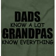 thumbnail image 2 of Dad Knows A lot Grandpa Everything Men's Crewneck Sweatshirt Brisco Brands X, 2 of 6